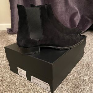 Saint Laurent Wyatt Chelsea Boot Black